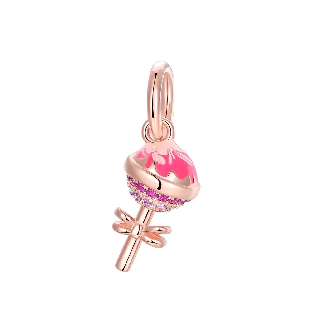 Cute Birthday Cake Charms Copper Fruit Ice Cream Candy Pendants Beads For Original Necklace Diy Bracelets Jewellery