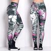 Women Fashion  Printed Skinny Slim High Waist Yoga Leggings Pants