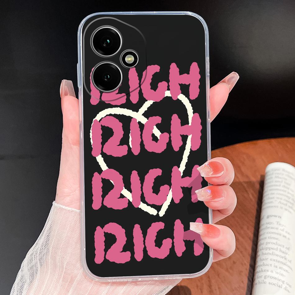 For Honor 400 Pro / 400 Lite / 400 Smart Case Cupid-Angel Soft Clear Slim Silicone Anti Drop Phone Back Covers For Honor400 5G