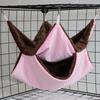 Hamster, Warm Double-Layer Plush Hanging Bed for Gliders, Velvet, 35 35