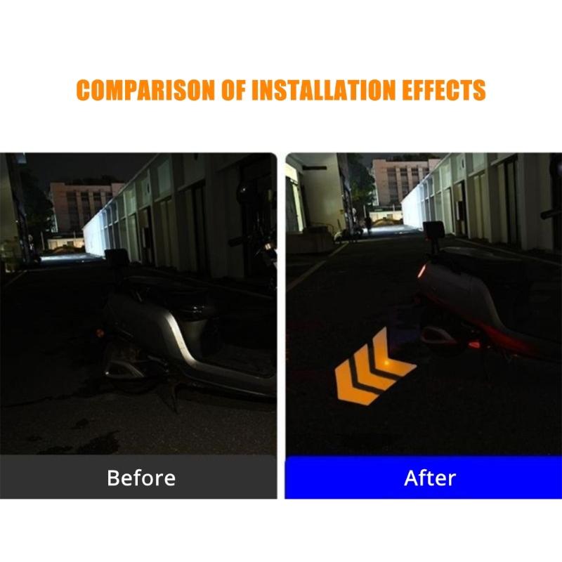 Motorrad LED Unterboden Projektionslicht 2 Stück Geeignet für auffällige und sichere Nachtfahrten Verbessert das Aussehen Ihres Motorrads