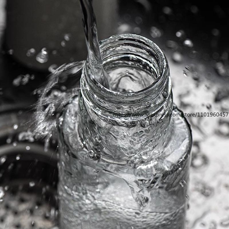 Auslaufsicherer Ölspender aus Glas für die Küche, automatischer Deckelöffnungsmechanismus, ölbeständige Flasche für Sojasauce, Essig und Gewürze