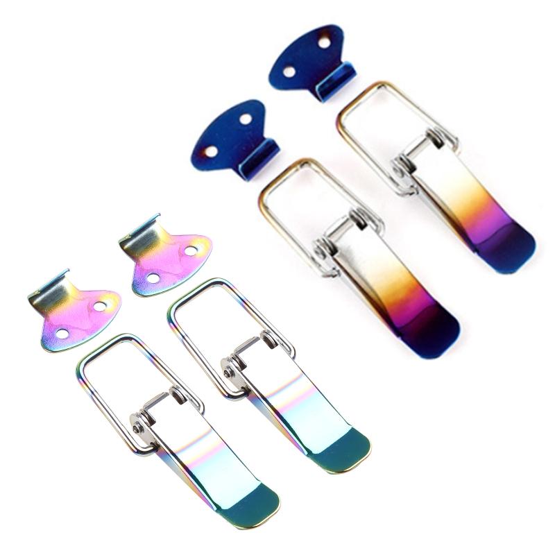 2 Pcs Bumper Fixed Lock Buckle Trunk Surround Fixed Decoration Buckle Paired