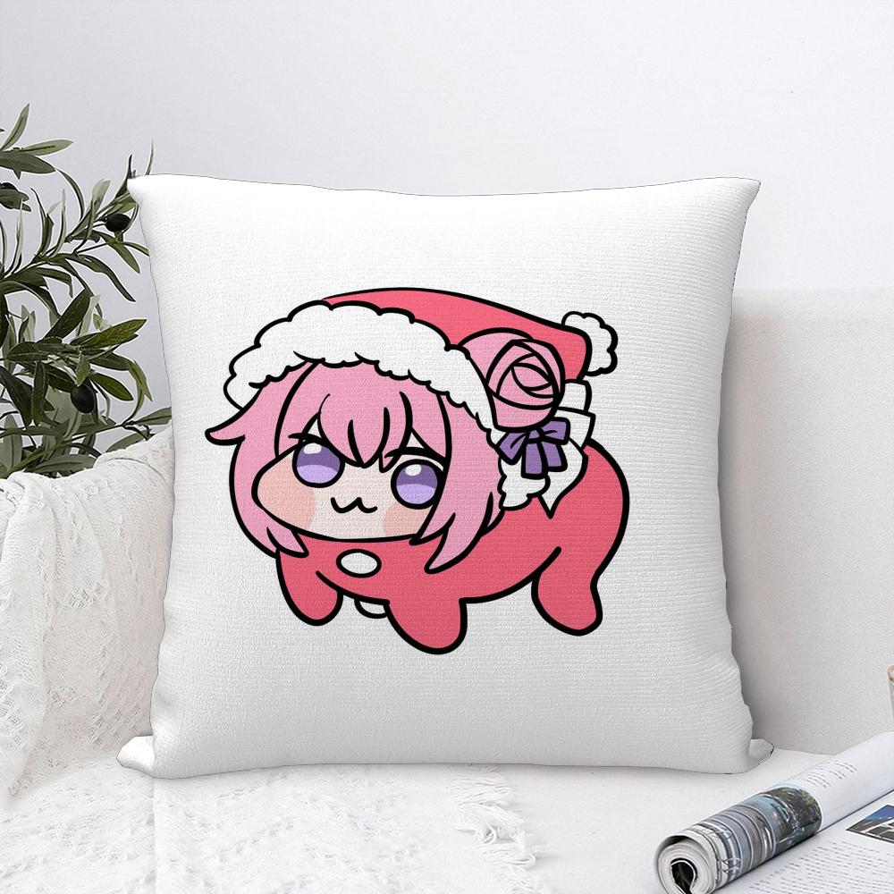 

N-Nikke DORO Doll Anime Pillow Case Sofa Decorative Home Double-sided Print Plush Square Throw Pillow Covers Cushion Decor Cover 16x16Inch