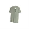 T Shirts Men's Green Crew Neck Moderate Straight Fit FZ8098-370