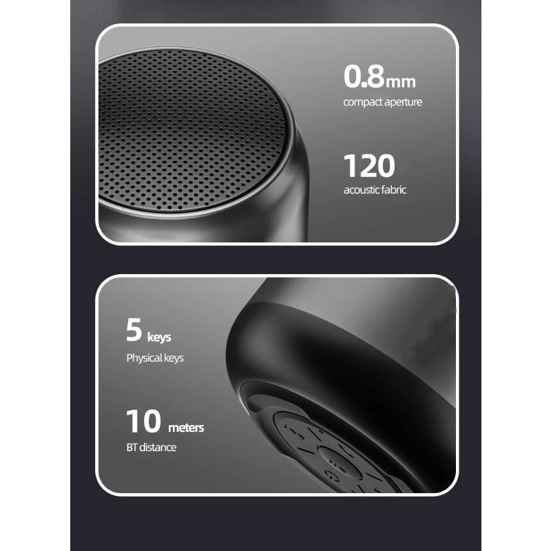 Bluetooth Speaker S16 with Loud Bass - Wireless Portable Mini Speaker for Home, Outdoor, Car Audio, High Volume  Boombox