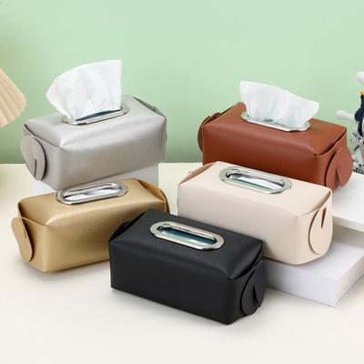 Τετράγωνη Θήκη Χαρτομάντηλων Μονόχρωμη Μεγάλης Χωρητικότητας Αναδιπλούμενος Σχεδιασμός Εύκολη Συναρμολόγηση Κάλυμμα Θήκης Χαρτομάντηλων Πάγκου