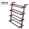 Japanese Wooden Entryway Shoe Rack Multi-Tier Storage Stand Closet Corner Wall Organizer Shelf for Home Storage Decor