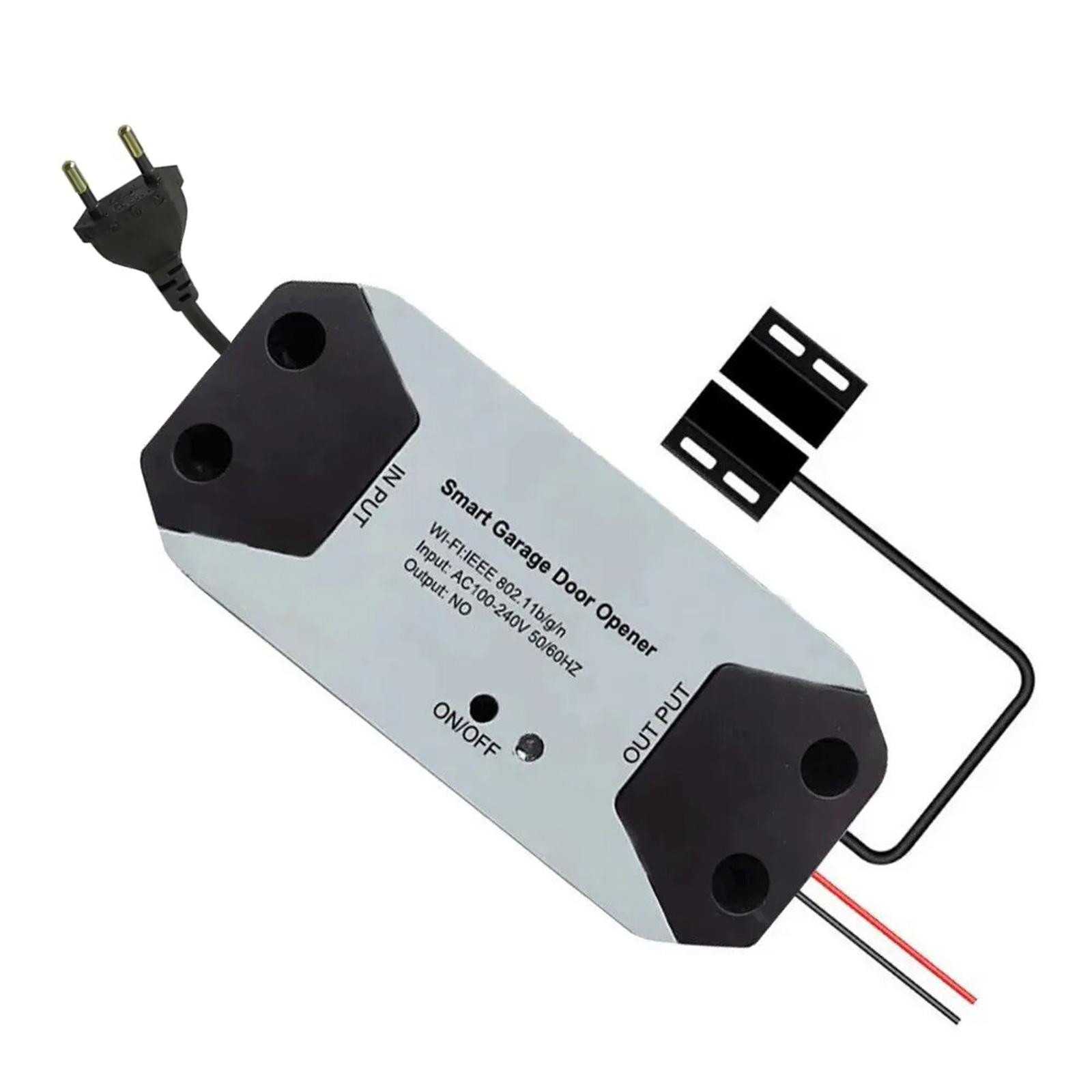 

WiFi выключатели Контроллер гаражных ворот Интеллектуальный открыватель дверей Работает с голосовым управлением Пульт дистанционного управления Открыватель гаража EU