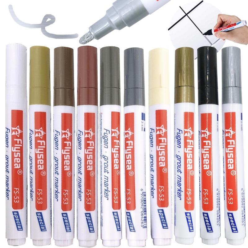 Waterproof and Mildewproof Tile Marker Repair Wall Pen  White Grout Marker Odorless Non Toxic for Tiles Floor