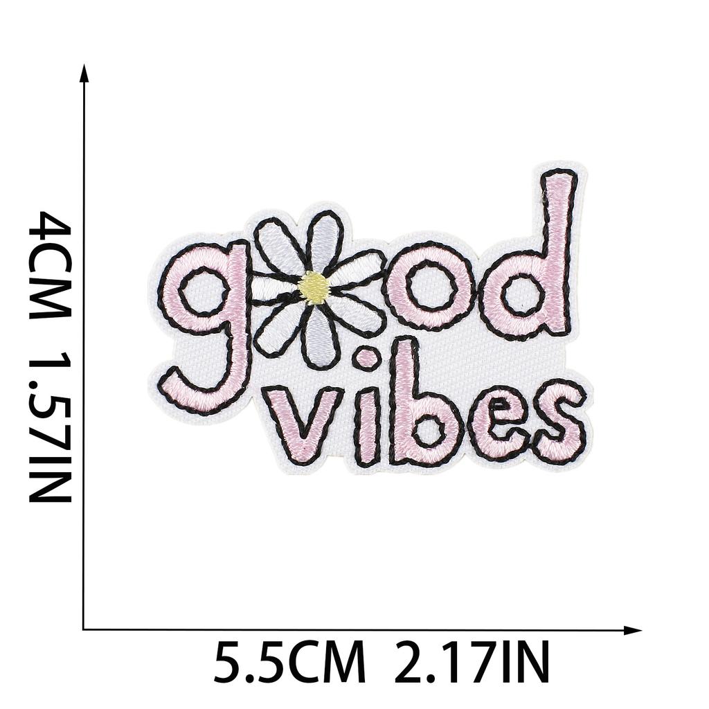 New Flower Embroidery Cloth Sticker Set, Clothes Decoration Patch Sticker, Cartoon Chrysanthemum Heat Transfer Embroidery Sticker