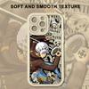 Soft Shell Case for iPhone XS Max 13 12 11 Pro Max XR 16e 17 Air 15 16 14 Plus One Piece Luffy Trafalgar D Water Law