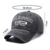 Fashion Classic EST.1889 Embroidery Baseball Cap Visor Adjustable Peaked Cap Washed Cotton Casquette For Man Women