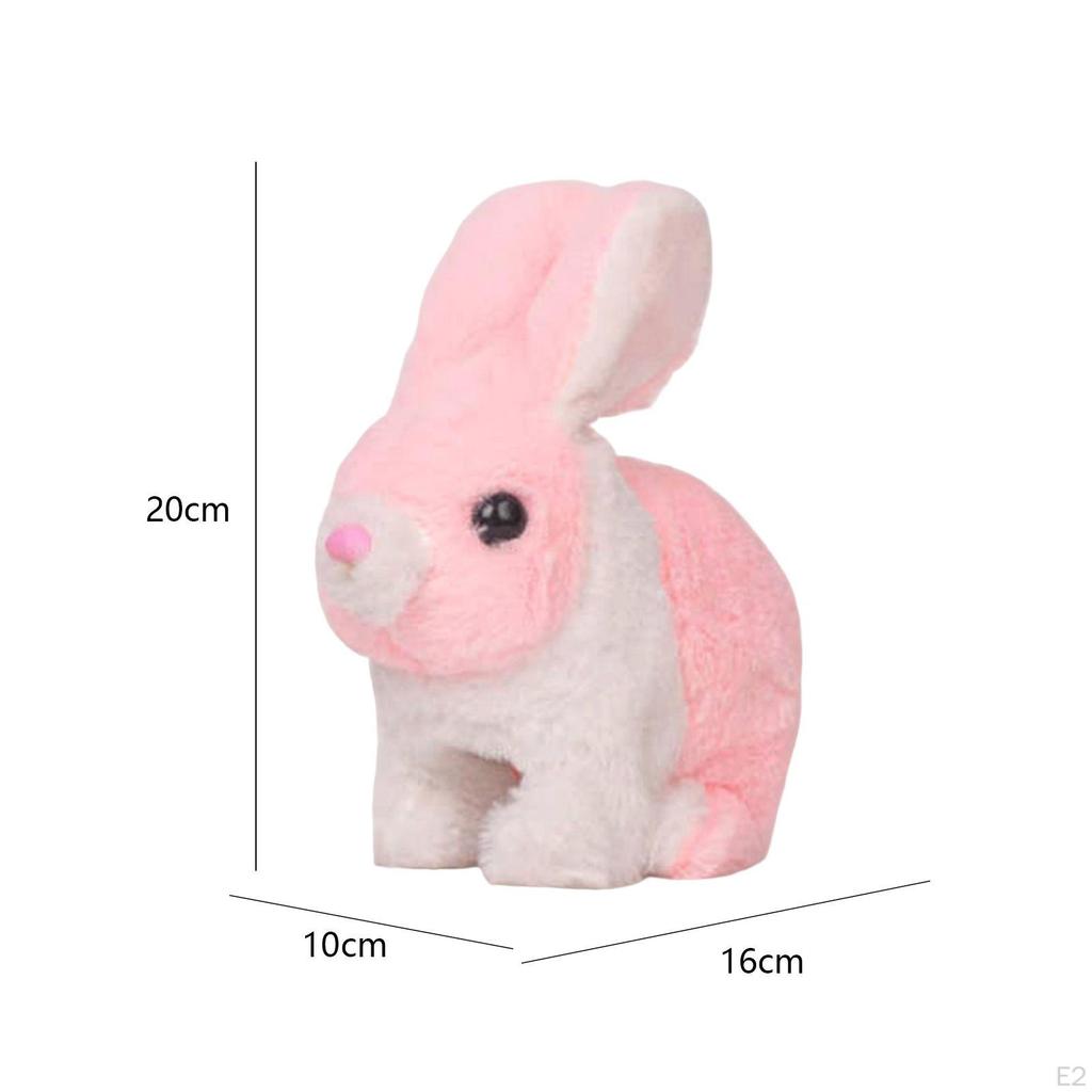Electric Toy, Plush Electronic Interactive Bunny Simulation Bouncing Jumping