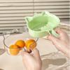 Cat Shape Fruit Washing Drain Basket Large Capacity Fruit Clean Colander  Restaurant Kitchen Use
