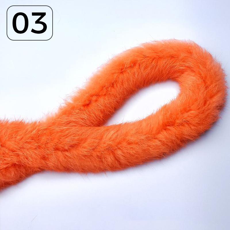 1 Meter Soft Artificial Rabbit Fur Furry Ribbon 6cm Fluffy Tapes DIY Trimming Hanfu Cloak Garment Edge Sewing Crafts Accessory