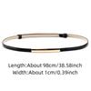 Adjustable Patent Leather Belt Solid Color Durable Thin Buckle Belt Clothes Accessories Versatile Women Waistband Girls
