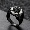 Octagonal Star Titanium Steel Ring Fashion Trendy Hand Decoration Ring Jewelry