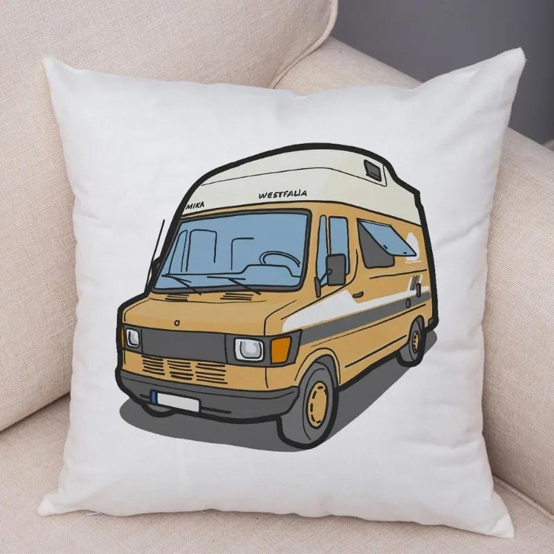Cartoon Toy Car Decorative Pillowcase Car Ornaments Office Living Room Sofa Home Pillowcase