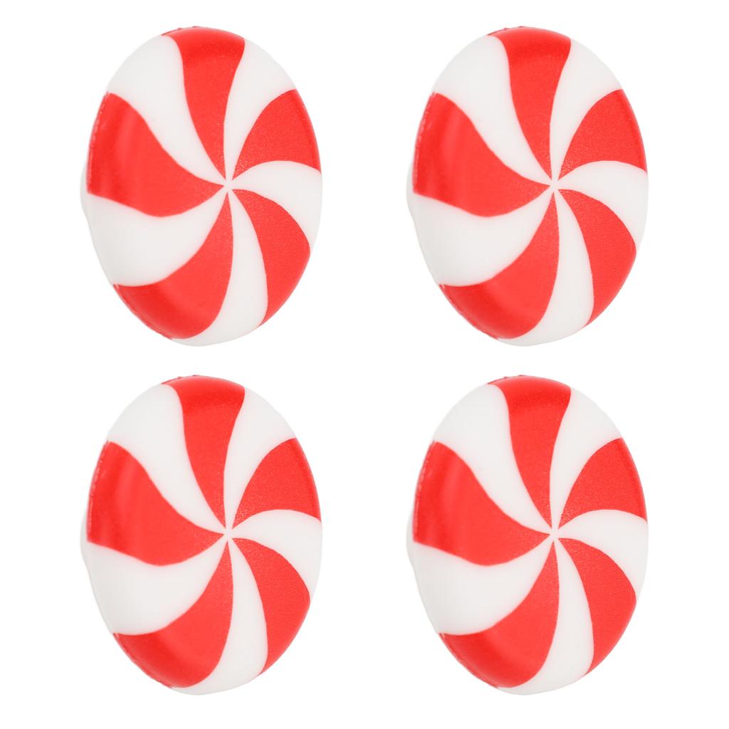 12 stk Skapknott Dekor Silikon Godteri Dekorasjon Trekkhåndtak Knott for Høytid