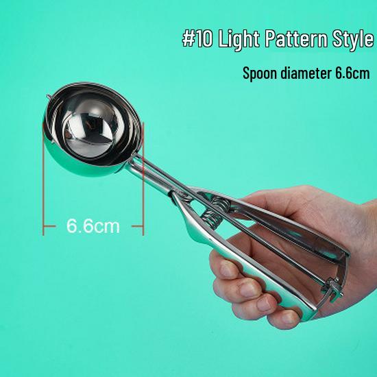 INOX 304 Stainless Steel Ice Cream Scoop/Baller for Hotels & Cafeterias