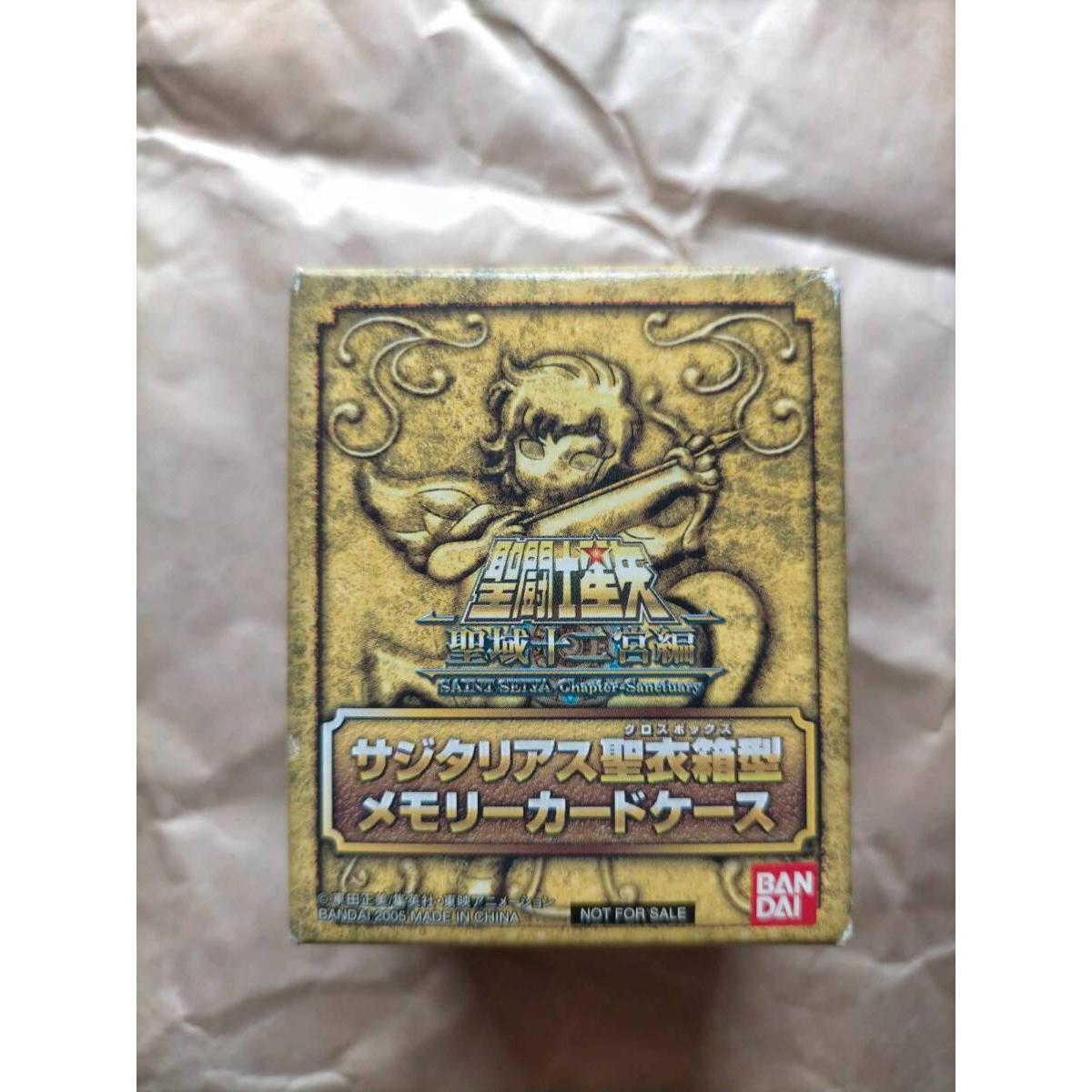 Used Sagittarius Cloth Box Type Memory Card Case Cross Box Cloth Box Saint Cloth Myth SEIYA SAINT CLOTH MYTH BOX CASE FOR MEMORY CARD