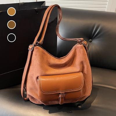 Oblique Span Bag Women's Versatile Class Bag Large Capacity Shoulder Bag Commuting Backpack Women's Fashion