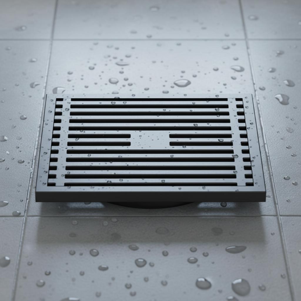 Gun Gray All Copper Floor Drain Core 304 Stainless Steel Anti-odor Concealed Floor Drain for Toilet Bathroom Washing Machine (Gray,Stainless Steel) серый