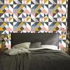Geometric and colorful triangles wallpaper for living room and bedroom 50x1000