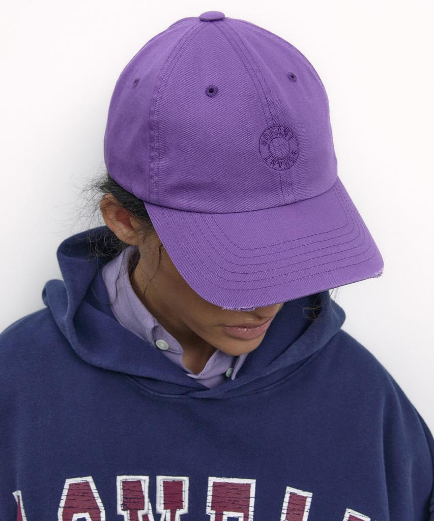 NOHANT Back Pixel Logo Ball Cap Purple