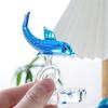 Dolphin Statue Clear Vivid Colorful Lovely Small Animal Glass Miniature Home Decoration
