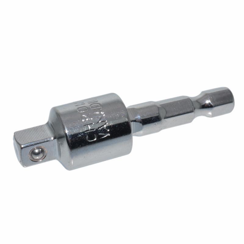 360° Hex Shank to Square Head Adapter Wrench Set: 1/2, 3/8, 1/4 Conversion