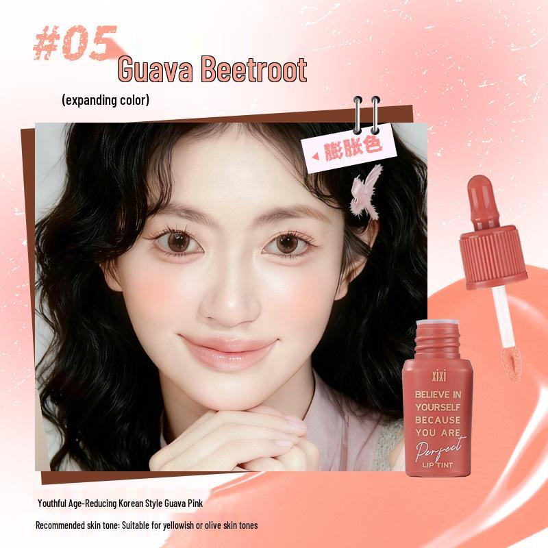 Xixi Snow Cream Satin Glow Liquid Blush - Energetic Natural Nude Matte Blush