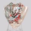 [BYSIFA] Spring Blue White Ladies Silk Scarf Hijab New Luxury Plaisley Satin Square Scarves Wraps Fashion Muslim Head Scarf Cape