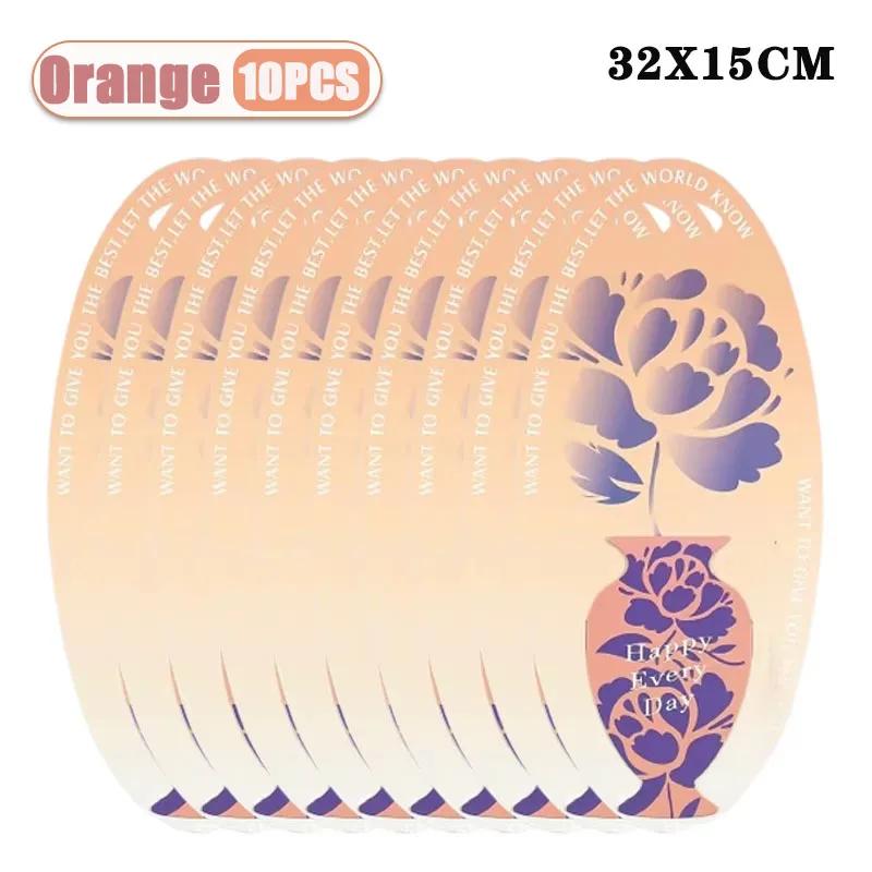 Foldable Valentine Flower Bouquet Box Simple Elegant Design Handheld Easy Carry for Wedding Home Party Romantic Gift