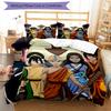 Set di biancheria da letto con motivo Avatar The Last Airbender da 3 pezzi, set copripiumino include copripiumino e federe, perfetta decorazione per la camera da letto per tutte le stagioni e regalo