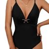 1011 European and American new one-piece swimsuit women's swimsuit swimsuit simple sports bikini bikini