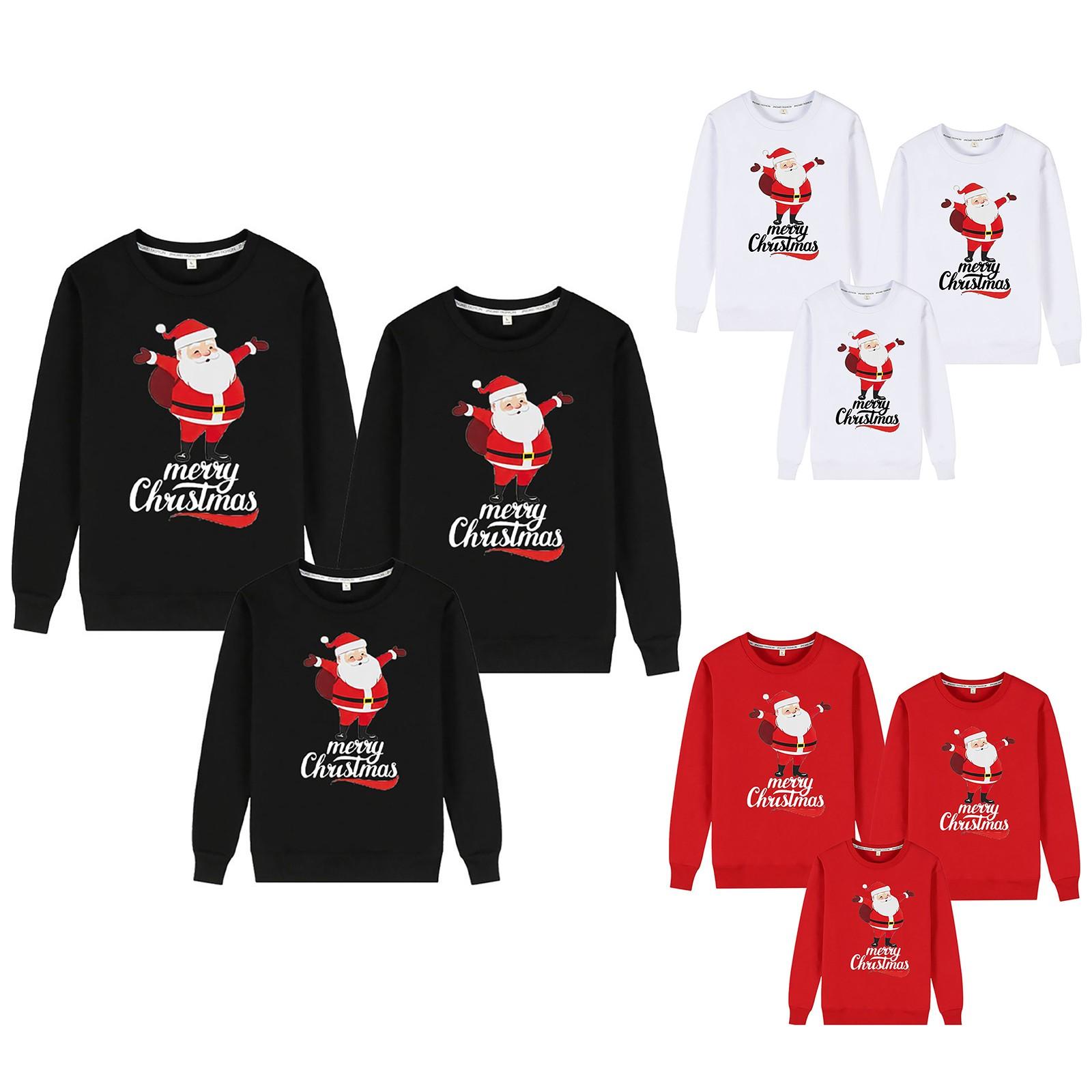 

Рождество Женщины Рождественская принтовая блузка Топы Семейная одежда Пижама