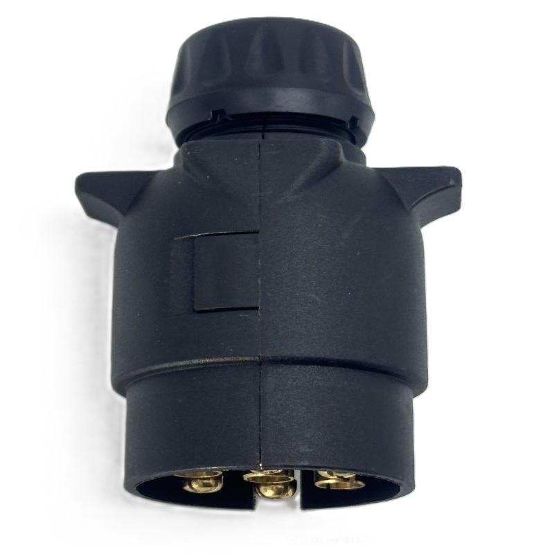 12V 7- bis 13-Pin Steckdosenadapter für Anhänger Wohnwagen Abschleppen Elektrischer Steckdosenstecker Konverter für Auto LKW