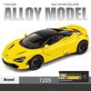 Super Sportcar Toy Simulation 1/24 McLaren 720s Car Model Alloy Die Cast with Sound Light Pull Back Toys Vehicles Models Children Gifts