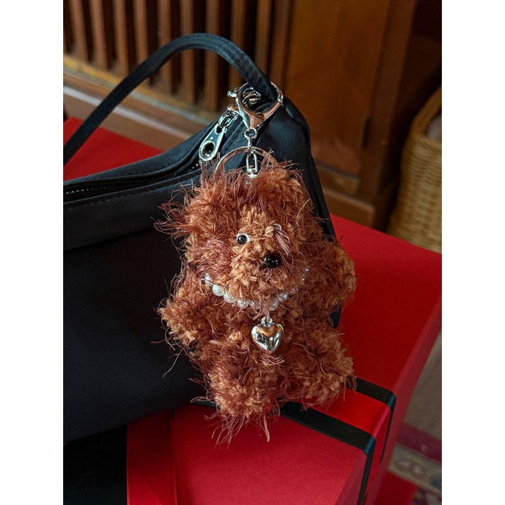 MGR Heart Pearl Bear Keyring