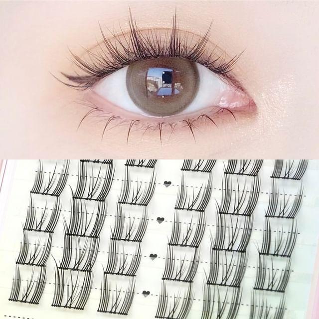 Bonnie Wisp - Набор накладных ресниц пучками  Кошачий глаз  10 Rows - Black - One Size