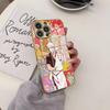 Anime G-Gintama Phone Case Luxury Brief Golden Case For IPhone 17 Air 16 15 14 Plus 13 11 12 Pro Max Electroplating Cover