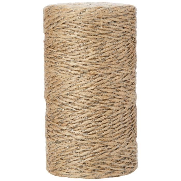 Chapuis - ficelle jute avec fil acier ø1mm 250g bobine 190m