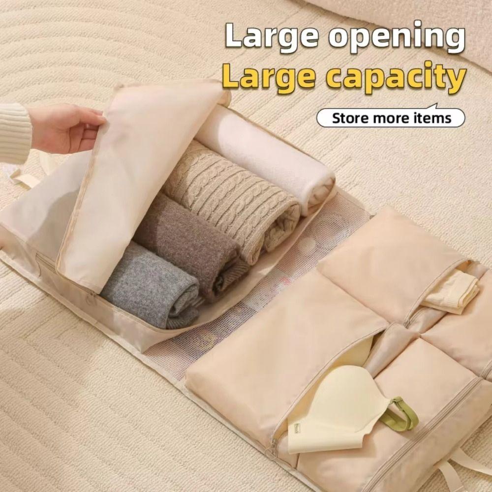 6 in 1/8 in 1 Luggage Storage Bag Multi Pockets Foldable Storage Bag  Clothing Organization