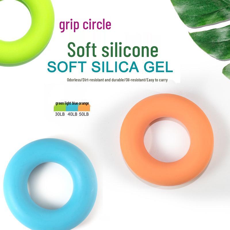 

Silicone Grip Strengthener Ring - Multi-Purpose Fitness & Training Equipment Orange 50LB