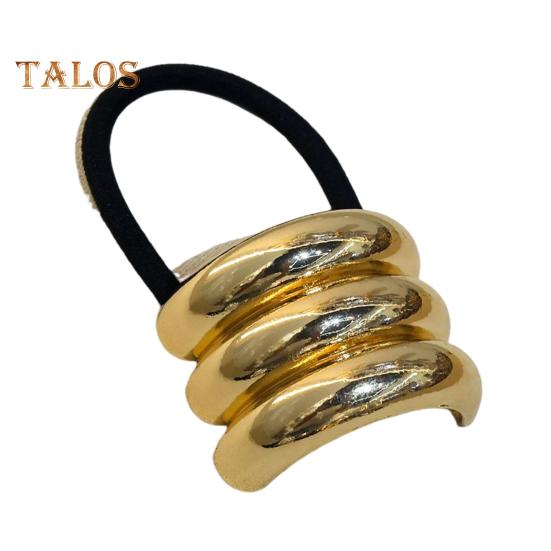 

Металлическое декорированное кольцо для волос, регулируемый эластичный браслет-манжета для волос с хвостиком, сплав, резинка для волос на затылке, аксессуар для волос G