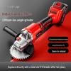 Rechargeable Brushless Angle Grinder with Lithium Battery - High Power Electric Sander, Cutter, Handheld Grinder & Polisher