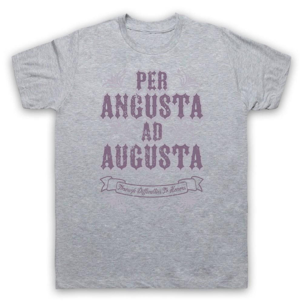 

Per Angusta Ad Augusta Through Difficulties To Honors Mens And Womens T-Shirt S