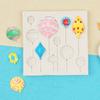 Square Shaped Hot Air Balloon Fondant Silicone Mould Christmas Cake Baking Molds  Candy